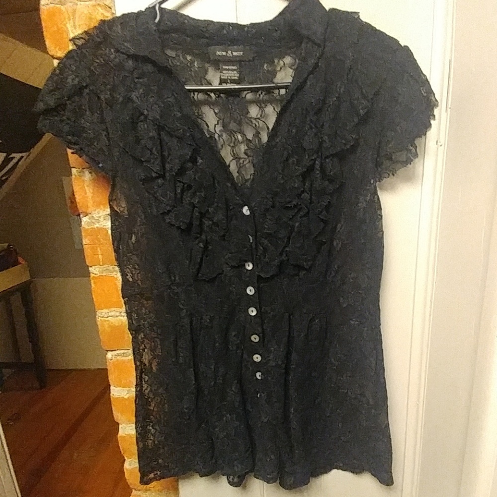 Black lack top